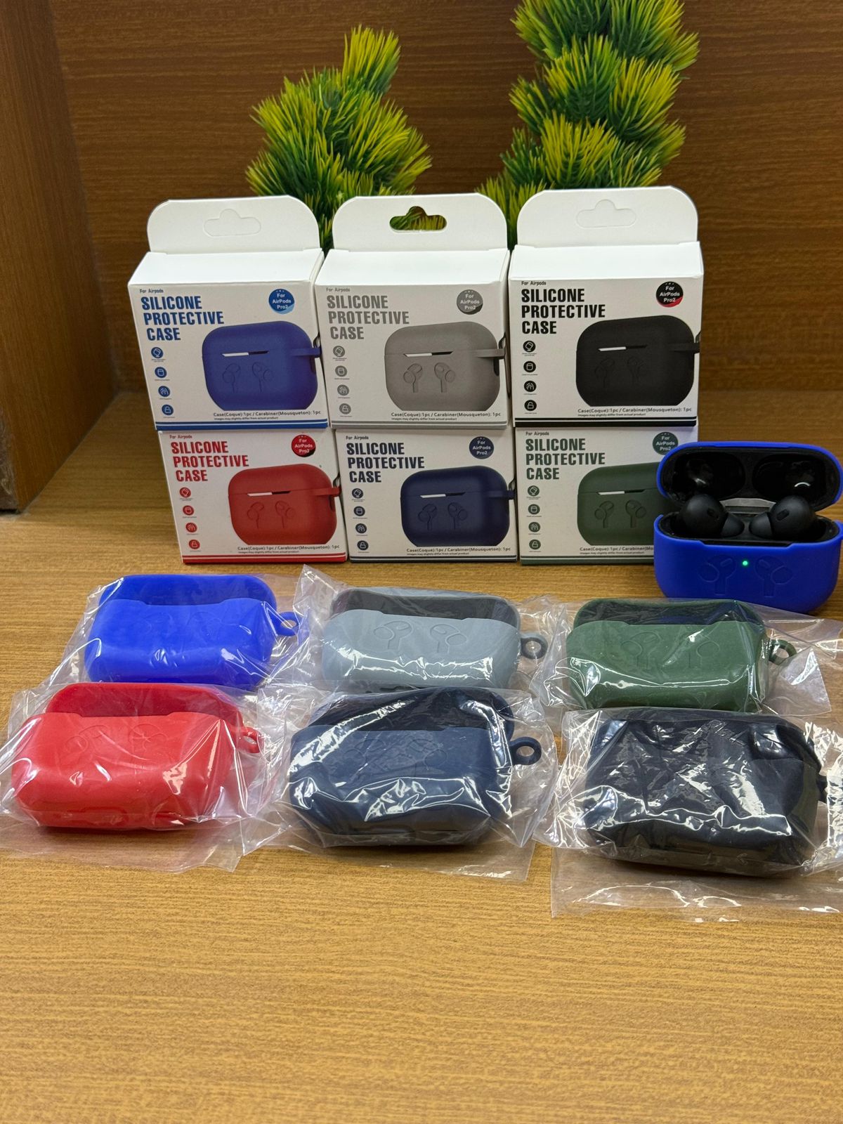 Silicone Case for AirPods Pro / Pro 2 - High Quality Protective Cover - Random Color