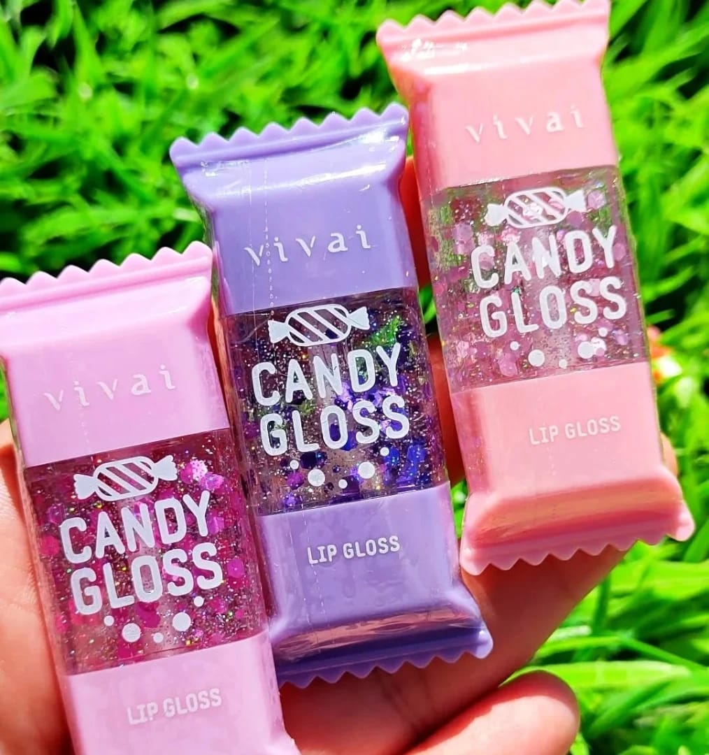 Cute Candy Lip Gloss Set of 6 | Moisturizing, Shiny & Long-Lasting Lip Gloss for Teens & Women �Fun, Sweet Colors & Flavors