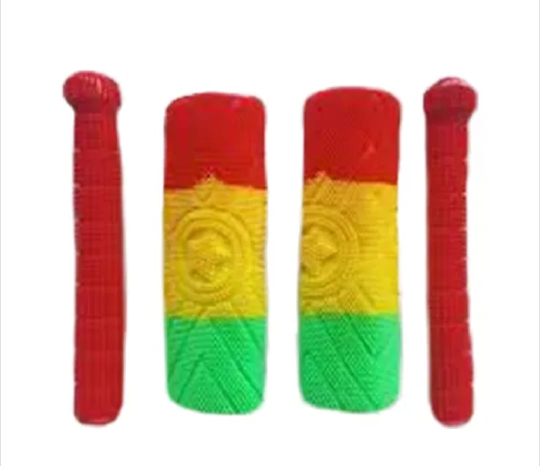 Rubber Bike Handle Grip Cover With Clutch And Brake Cover Providing Durable Quality Comfortable Use (Random Color)