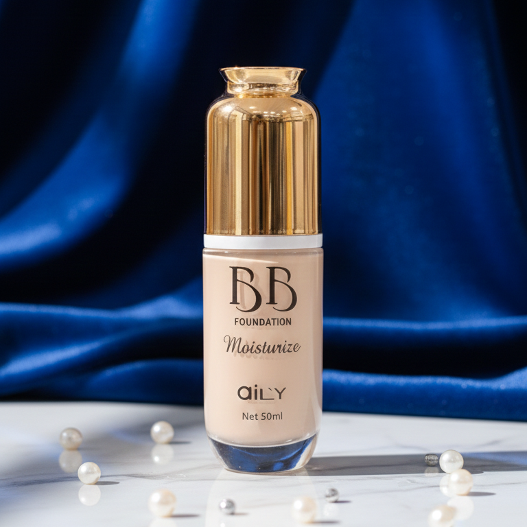 Aily BB Foundation �Moisturizing Liquid Foundation | 50ml | Smooth, Natural & Hydrating Coverage