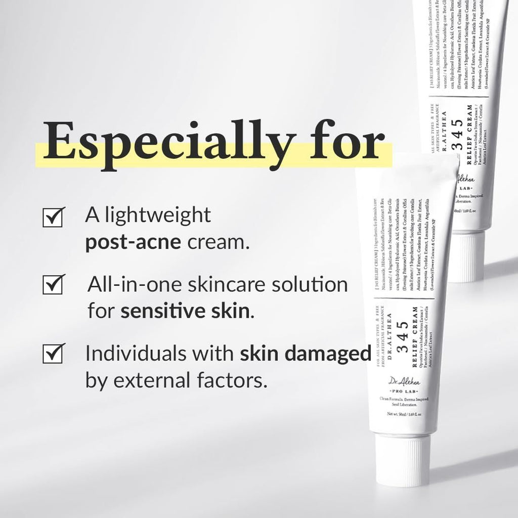 Dr Althea 345 Relief Cream �Gentle Soothing Daily Skincare �50ML