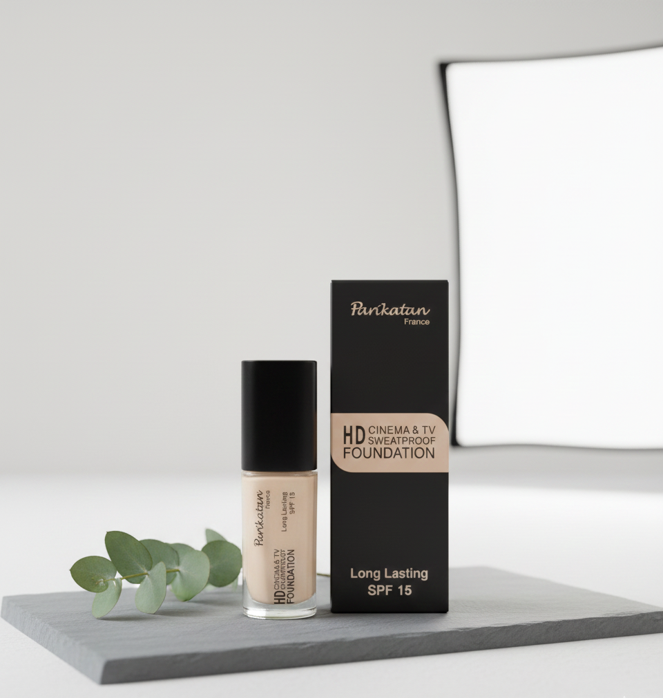 Parkistan France HD Cinema & TV Sweatproof Foundation �Long Lasting, SPF 15, Full Coverage Makeup