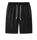 Summer Basketball Designer Shorts for Men | Solid Color | Breathable Drawstring Loose | Casual Short | High Quality [Black] - M
