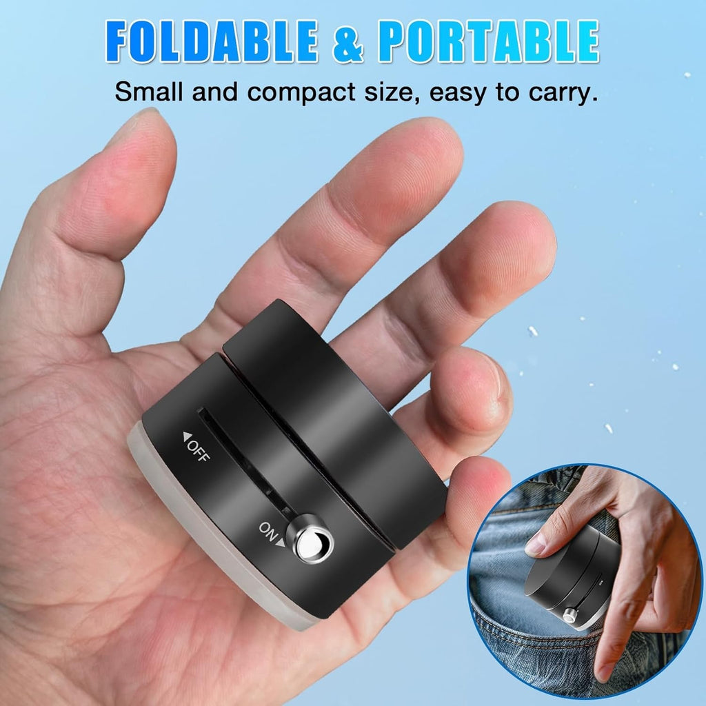 Vacuum Magnetic Suction Cup Folding Swivel Stand �Double-Sided Universal Mobile Phone Holder