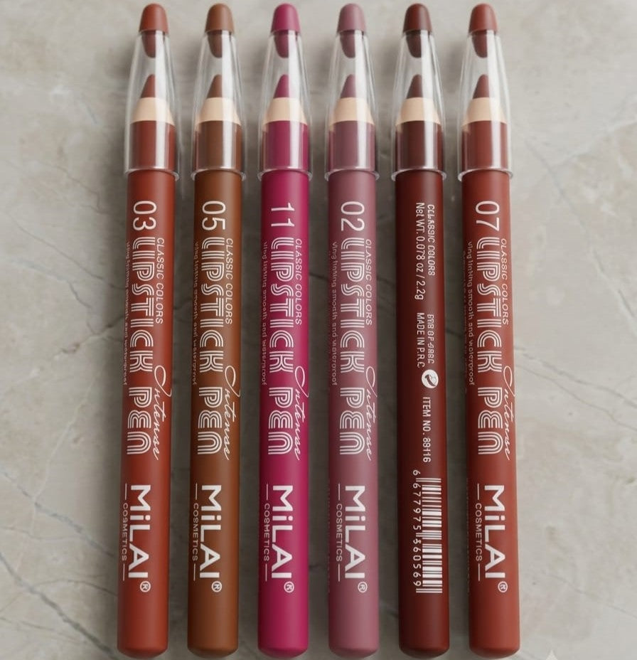 MILAI Jumboo Sharpner Pencil - Large Size Makeup Cosmetic Crayons Liner Smooth Application Precise Sharp Edge - Pack Of 6
