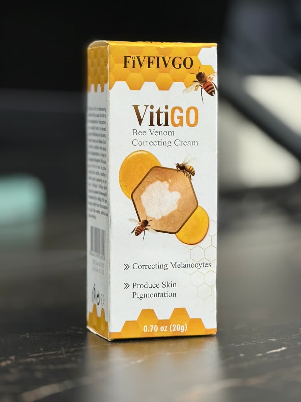 Fivfivgo�VitiGO Bee Venom Correcting Cream (20g) Support for Skin Pigmentation Recovery and Even Skin Tone
