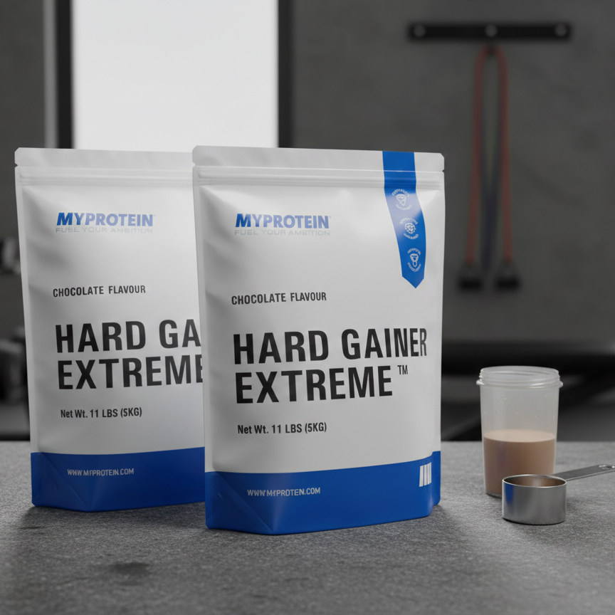 Myprotein Hard Gainer Extreme  �High-Calorie Chocolate Mass Gainer for Rapid Muscle Growth, Strength & Weight Gain Support 11lbs (5kg)