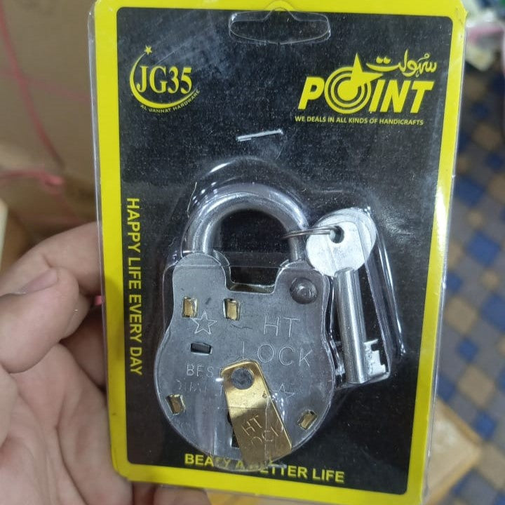 HT Lock JG-35 - Heavy Duty Security Lock Durable Mechanical Hardware Device High Performance Protection Safety Lock For Doors And Gates