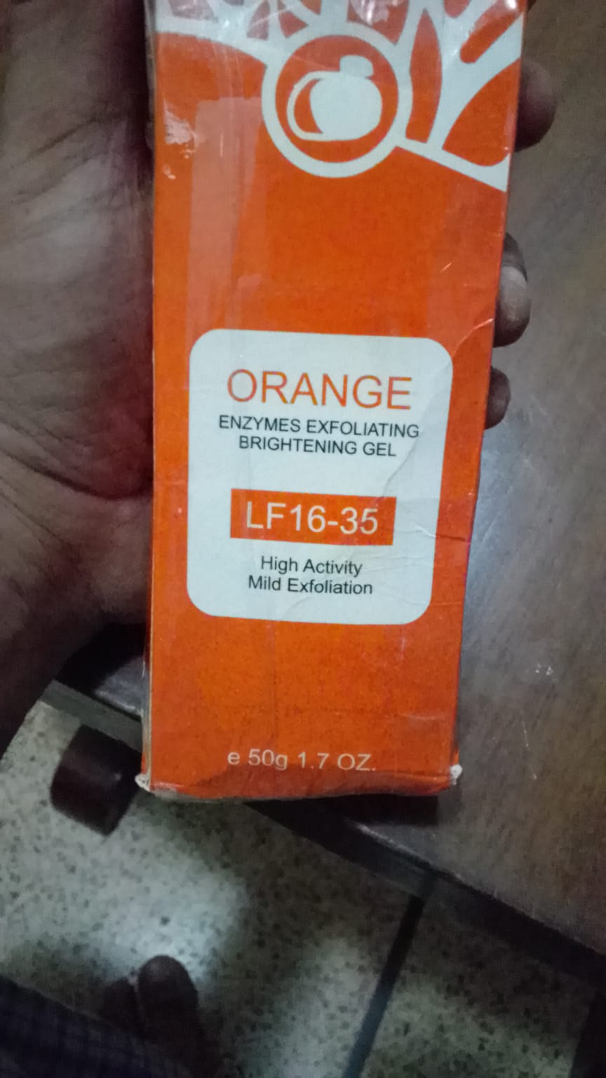 Orange Enzymes Exfoliating Brightening Gel (LF16-35) �High Activity Mild Exfoliation Skincare Gel - 50g