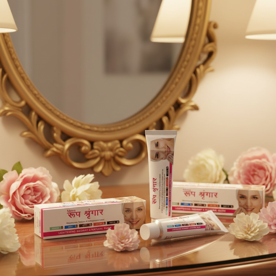 Roop Shingar Beauty Cream �5 in 1 Lightning Radiance & Natural Glow Formula (Made in India)