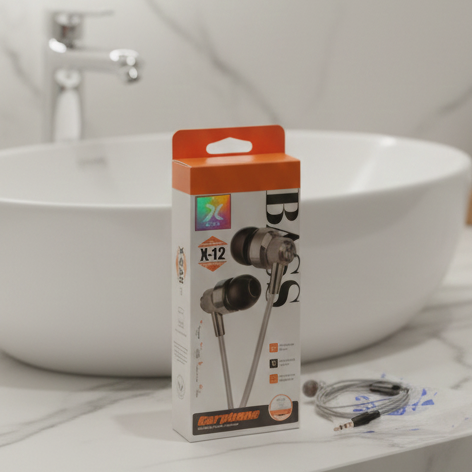 X-Star Earphones | Random Colour & Design | Clear Sound | Comfortable Fit