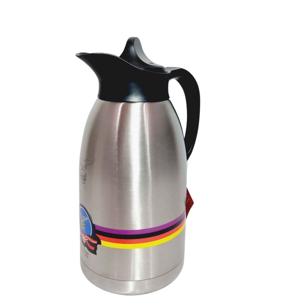 Oqaab 2 Liter Premium Stainless Steel Thermos Durable Water Bottle Large Capacity Leak Proof Bottle for Gym Travel Office Home Use
