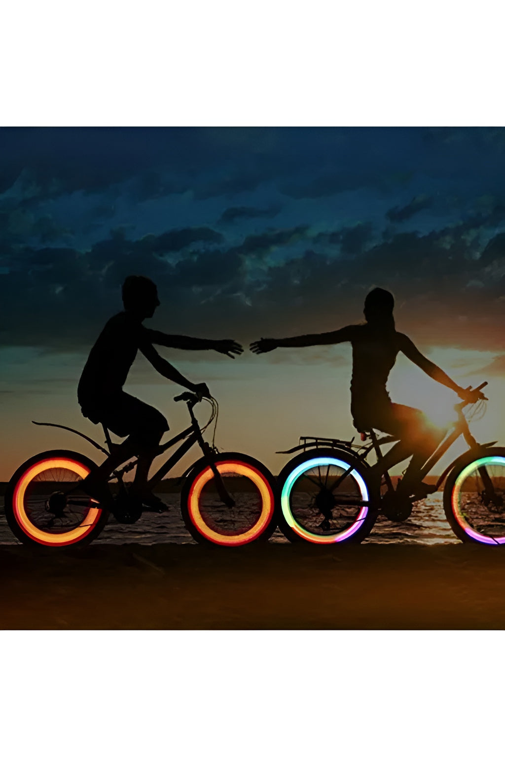 Wheel Light | Led neon light | Led sensor wheel light (2pcs) (Random Color)