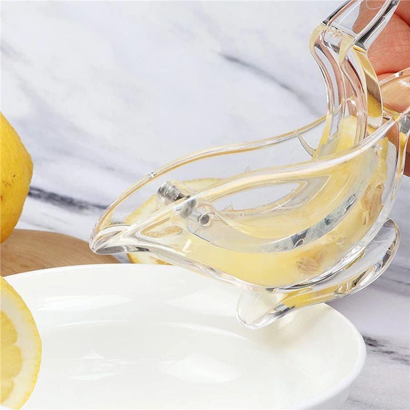 Manual Lemon Clip Portable Clear Fruit Juicer – photo 3