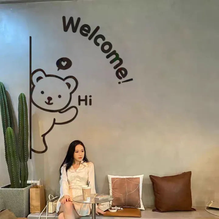 3d wall art with cute teddy bear – photo 3