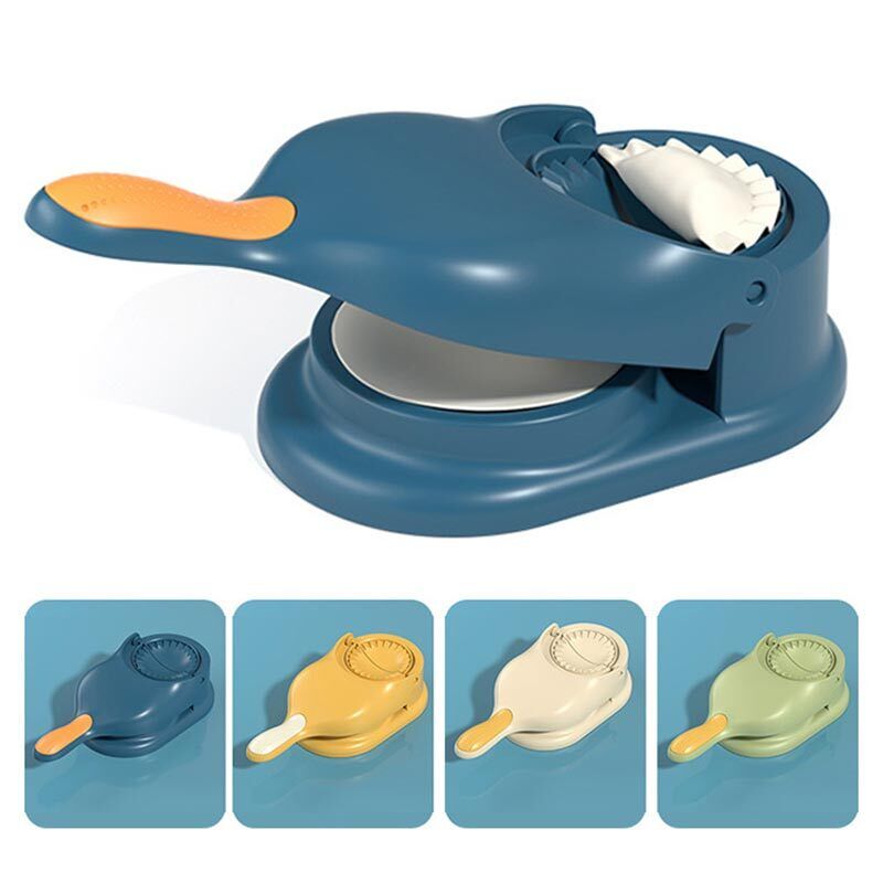 2 in 1 Dumpling Wrapper Tool Food Grade Manual Dumpling Maker Mold - Without Box (Random color)