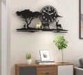 3D Jungle Wooden Wall Clock – photo 1