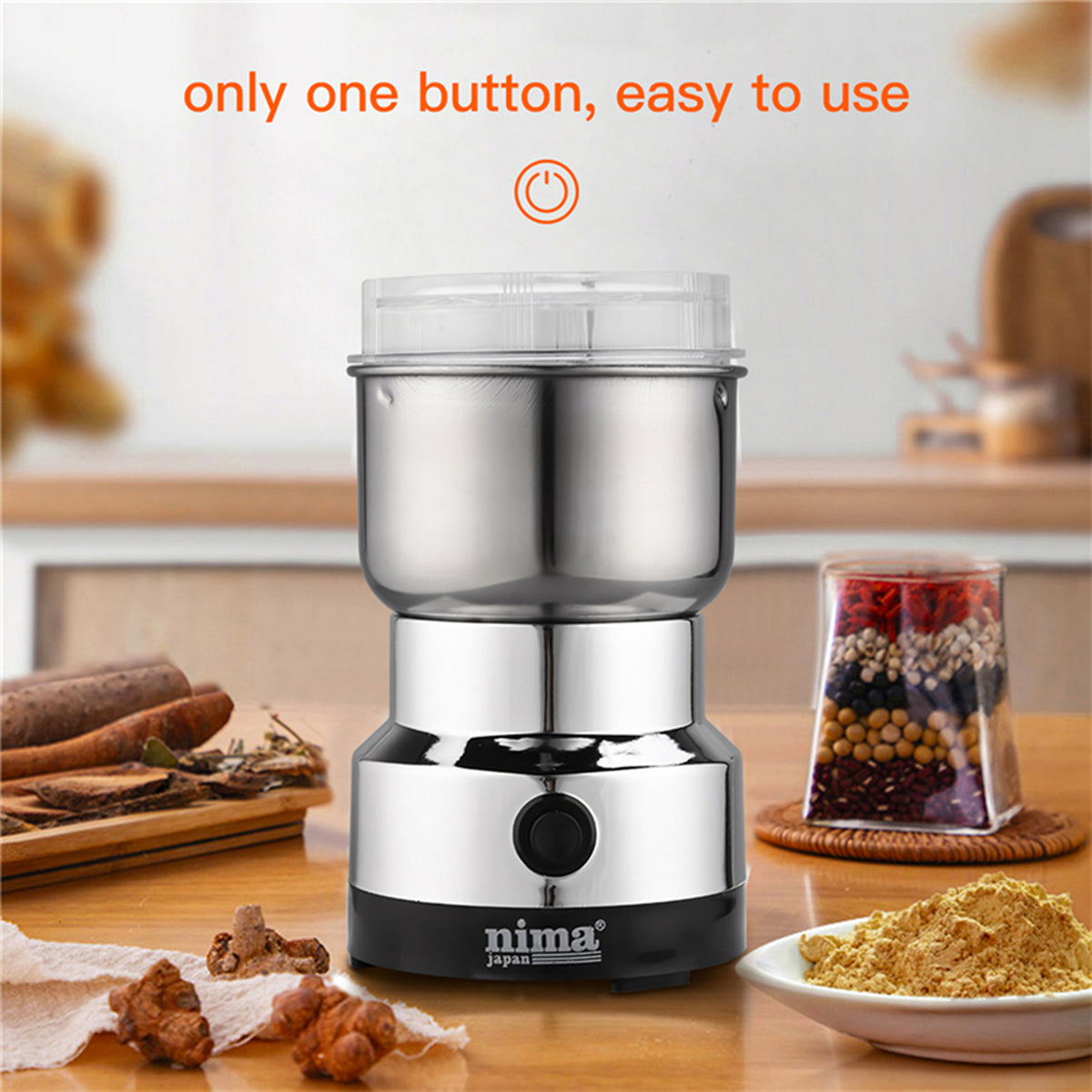 Nima Multi Purpose Electric Coffee Grinder 300WATT – photo 1