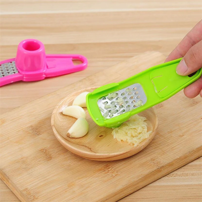Garlic Press Grater Slicer Plastic Grinding Tool – photo 4