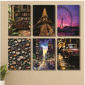 Set Of 6 Sticky Wooden Canvas Frames – photo 1
