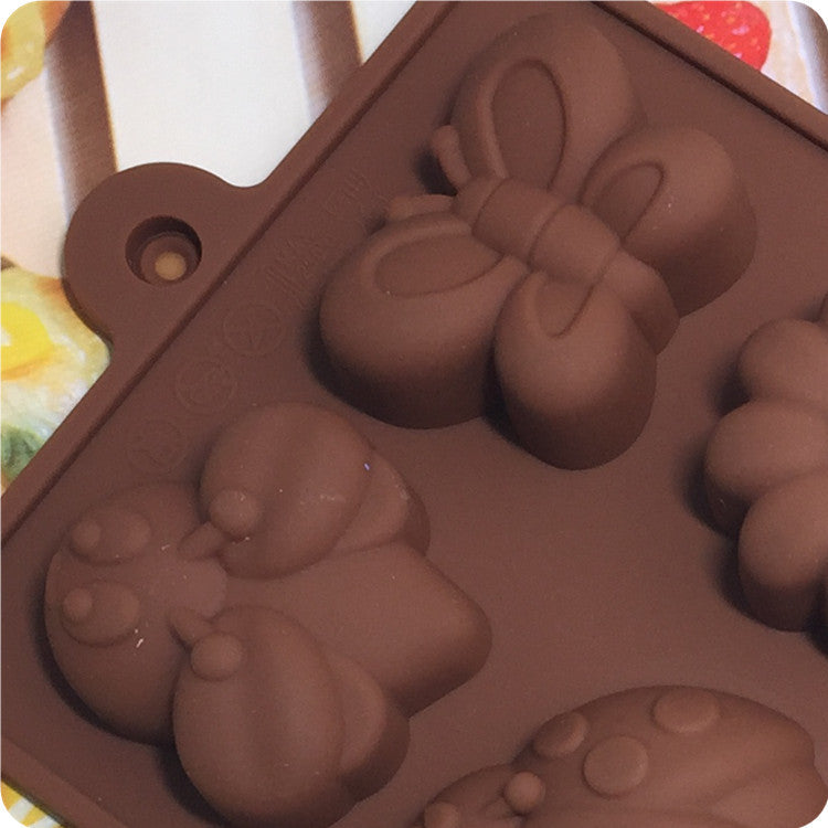 Silicone Mold for Baking & Gifts - Bee Butterfly Flower Design