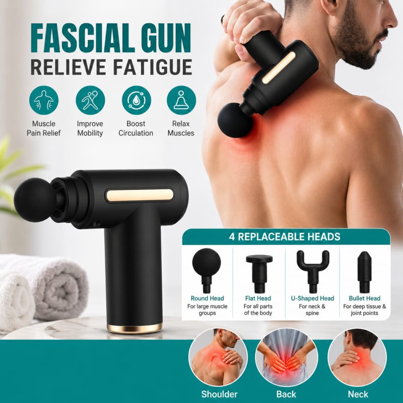 Massage Gun 5 In 1 Multifunctional Electric
