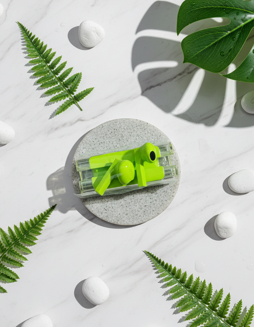 TWS D32 True Wireless Earbuds �New Model BT 5.3 Headset with Digital Display & 6� Hour Long Battery Life ( RANDOM COLOUR)