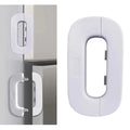 White Adjustable Fridge Lock for Kids Safety