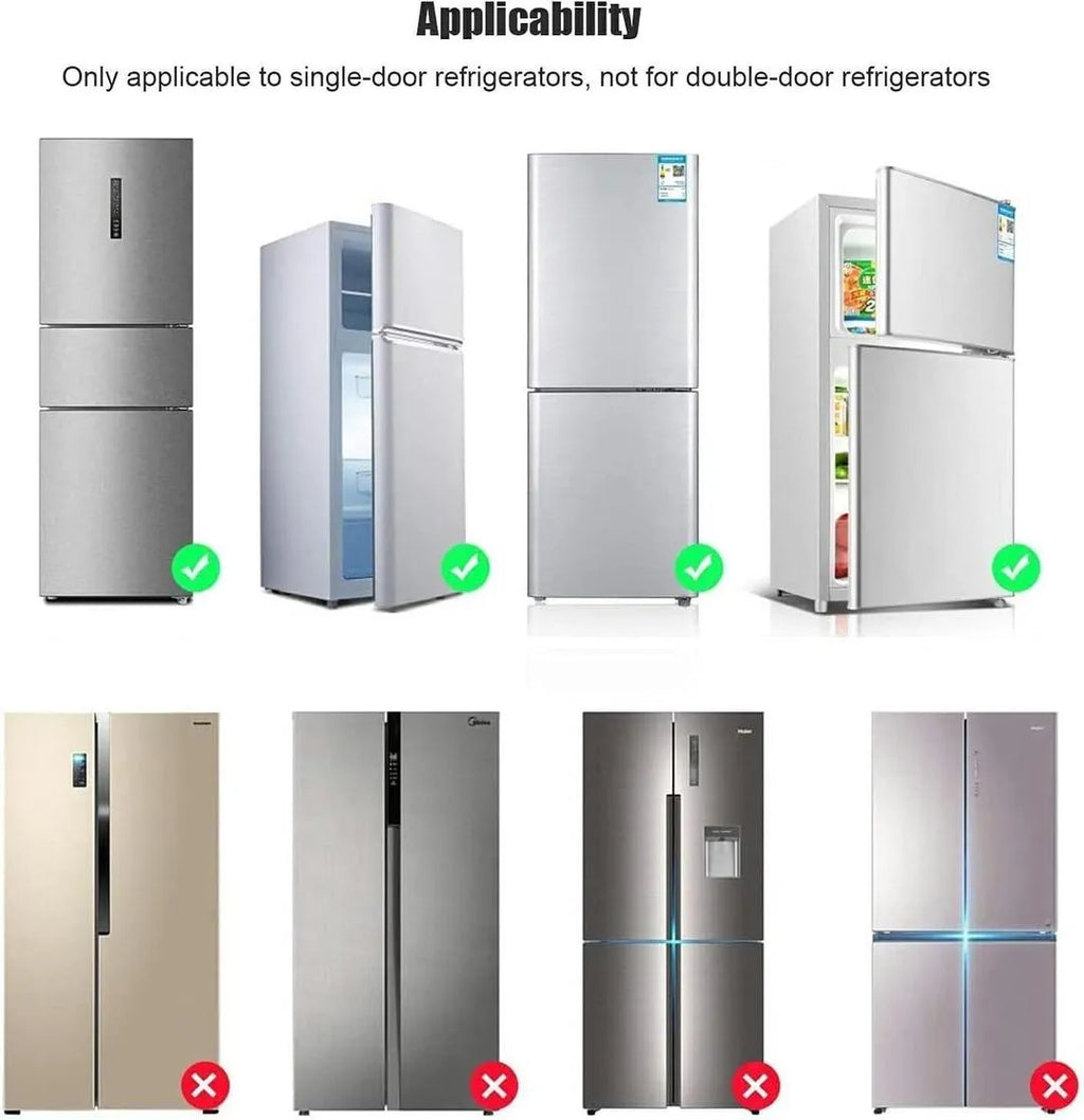 White Adjustable Fridge Lock for Kids Safety