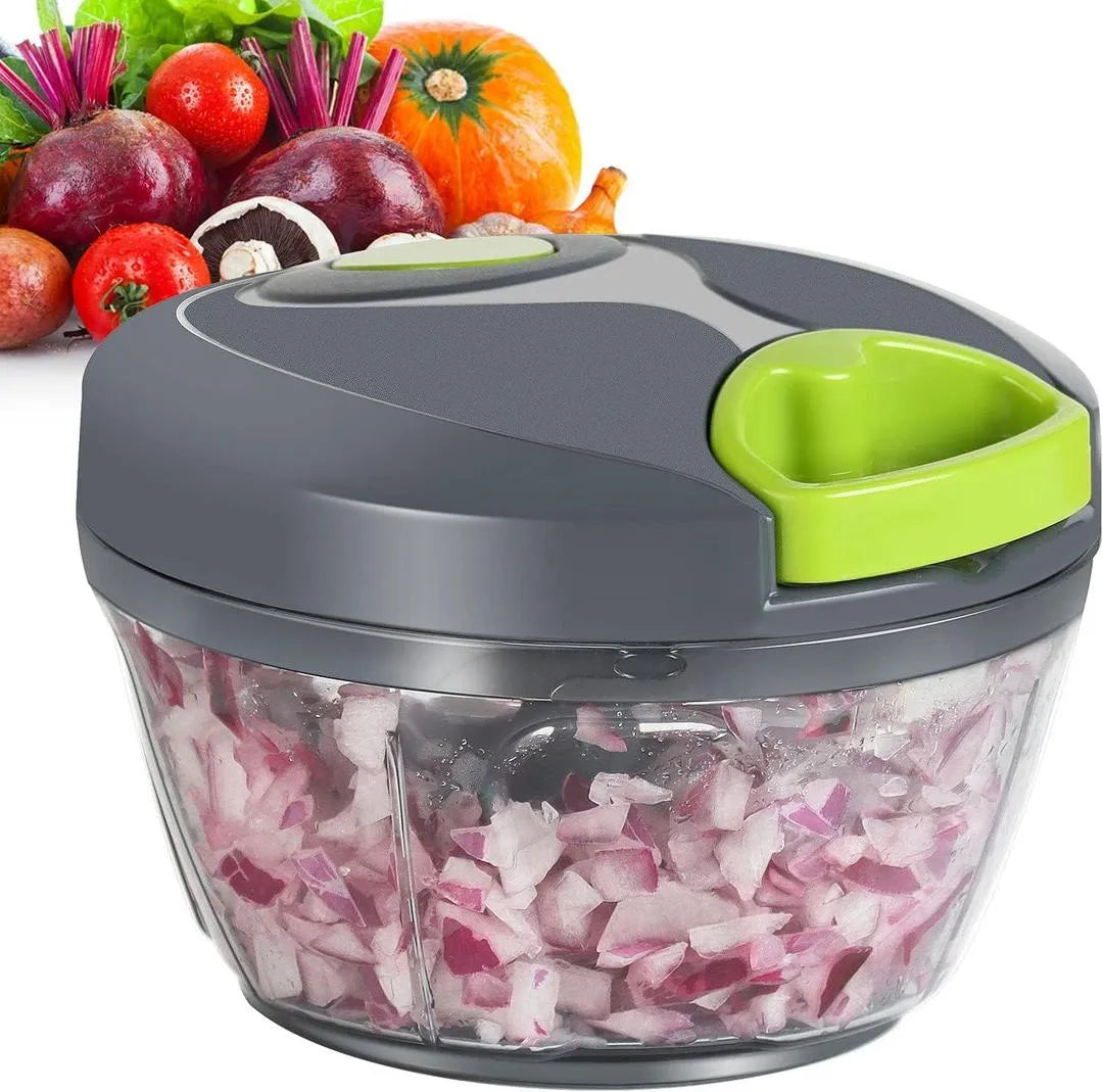 Manual Vegetable Chopper 500ml ABS Multicolor