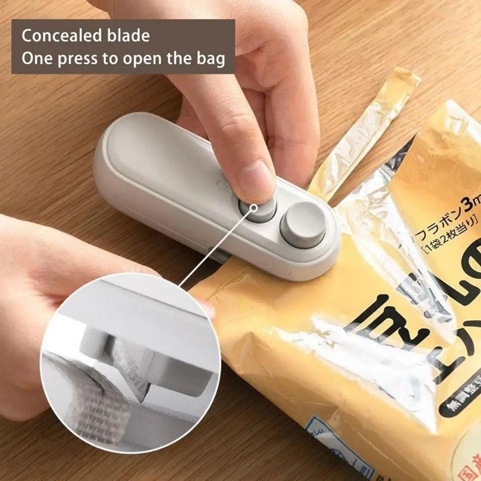 Portable Heat Sealer Machine for Food Bags �USB Rechargeable