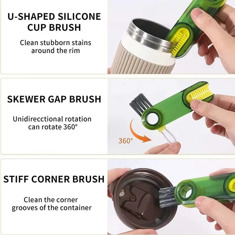 3-in-1 Silicone Cup Brush Set – photo 5
