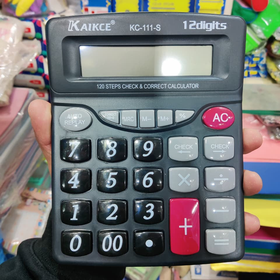 Kaikce KC 111 S Electronic Calculator Durable Quality Easy Use Clear Display Reliable Utility Compact Design