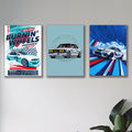 Set of 3 Premium Wall Art Photo Tiles �Modern Home Decor Sets