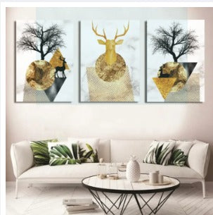 Set of 3 Wooden Photo Tile Wall Art Frames (8?11 Inches) �Premium MDF Spiritual Wall D?or with Easy Stick Back