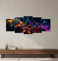 5pcs Butterfly Frame Elegant Decorative Design For Home Wall Art Display And Stylish Interior Decoration