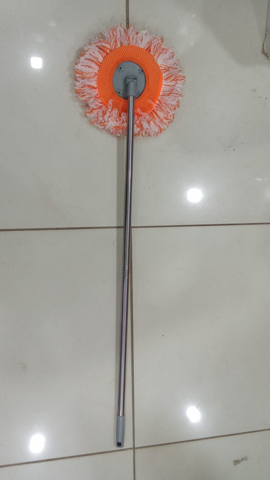 360? Rotating Microfiber Mop | Extendable Handle Telescopic Floor Cleaning Mop | Sunflower Round Mop For Home, Office And Car Screen