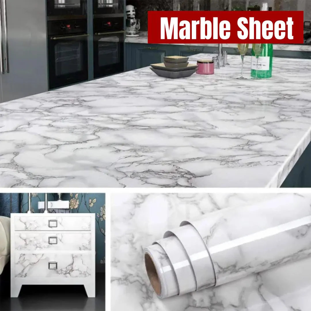 Black Marble Sheet for Kitchen Countertops & Walls