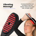 Electric Massage Comb �Blue & Red Light Therapy, Vibration Brush, Spray & Negative Ion Scalp Massager (Rechargeable)