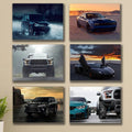 6 PC Wall Decor Cardboard Phototiles With Double Tape For Back Sticking Luxury Cars(8*11size)