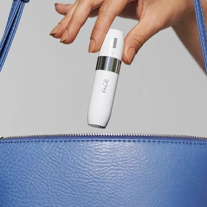 Braun Face Mini Hair Remover FS1000 with Smartlight �Electric Facial Hair Remover for Women