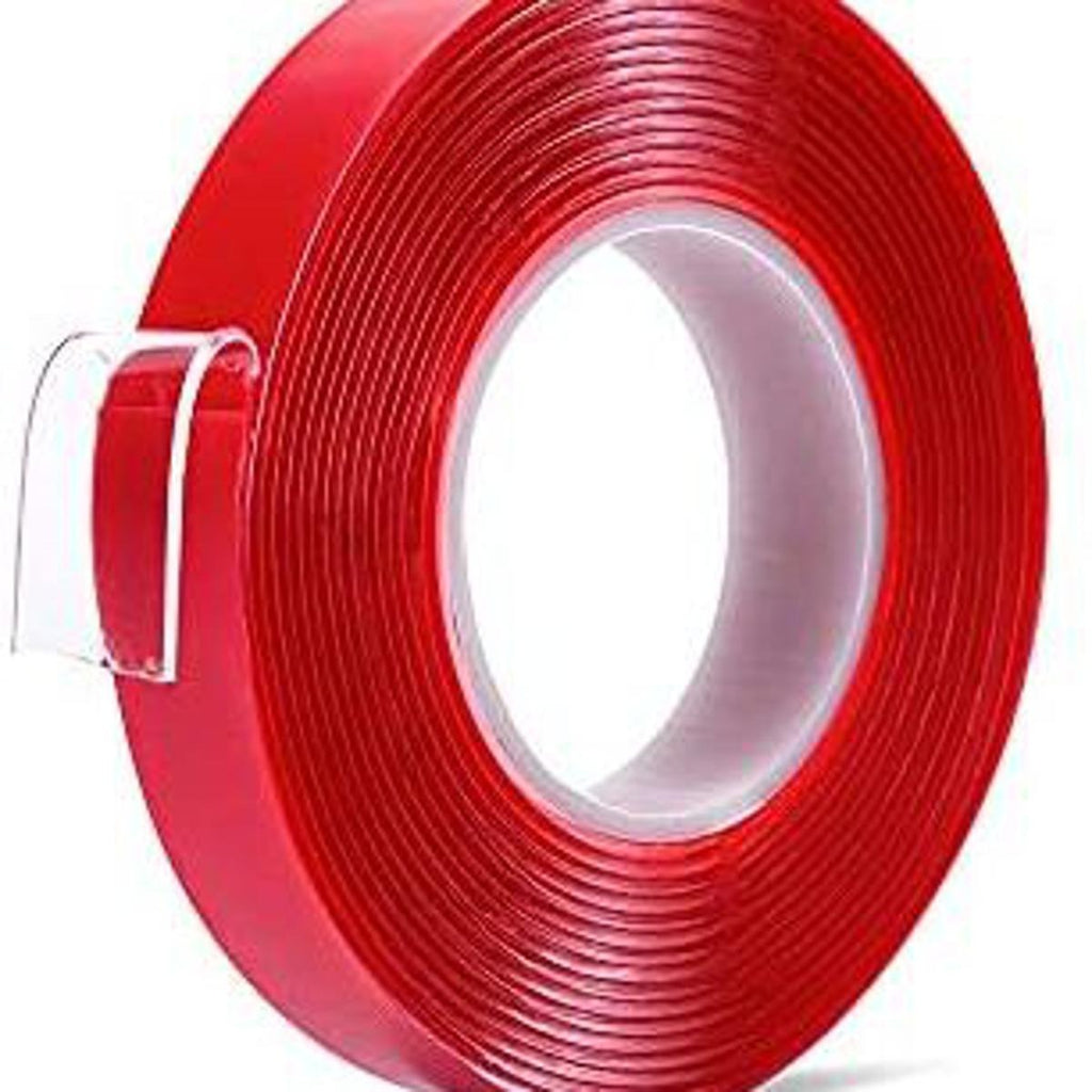 Double Sided Tape Heavy Duty Transparent Strong Adhesive Removable Tape 10 Meter 10 mm