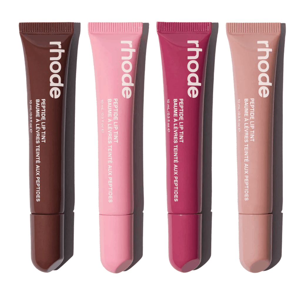 Rhode Peptide Lip Tint �Hydrating Glossy Lip Balm Pack of 6 (Random Color)