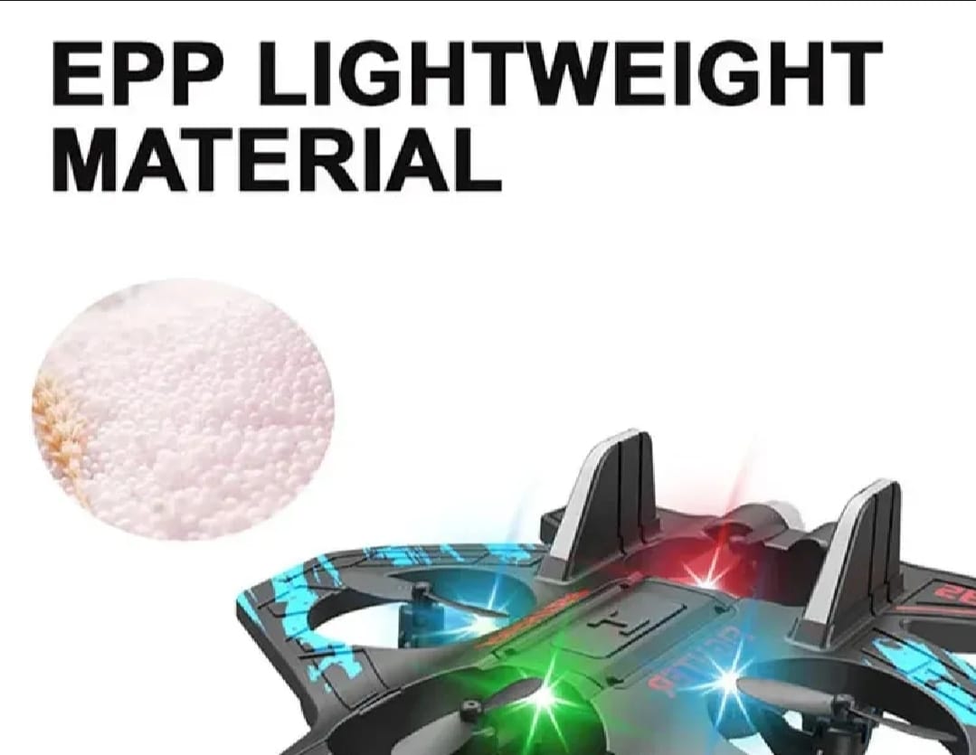 Premium RC Fighter Jet Plane �2.4G Remote Control Foam Airplane Toy with Lights | High-Speed Glider | Helicopter Style Stunt Aircraft for Kids & Adults