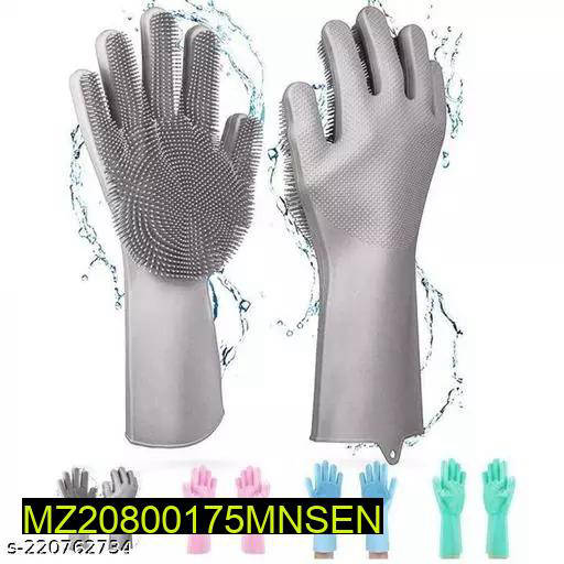 Reusable Silicone Dish Cleaning Gloves for Pakistani Homes