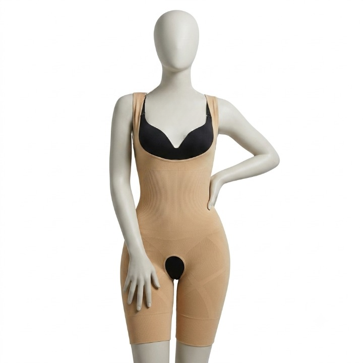 Female body Shaper slim lift | Tummy Control Thigh Slimmer Shapewear - M, Skin