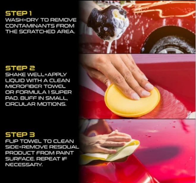 Formula 1 Scratch Out Scratch & Swirl Remover 207ML �High Performance Car Paint Scratch Remover & Gloss Restorer