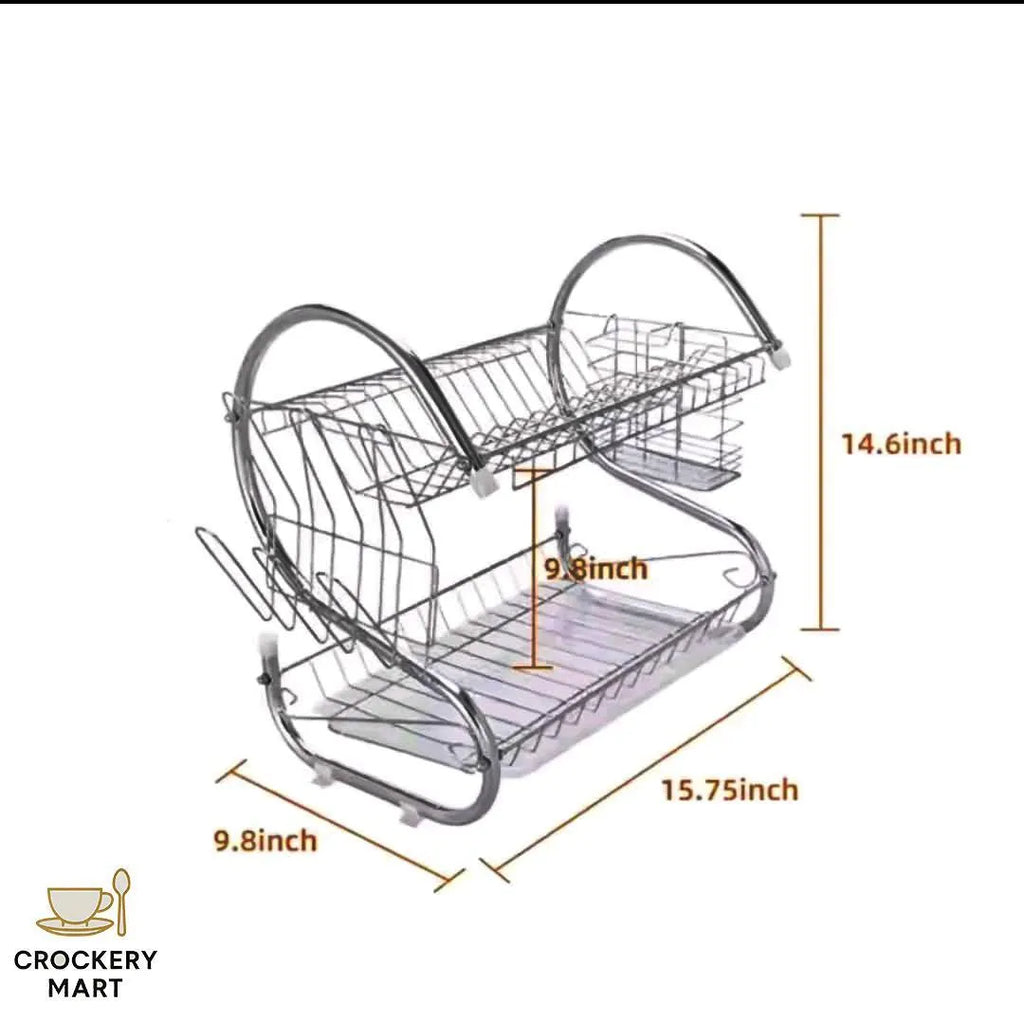 Stainless Steel Dish Drying Rack for Small Kitchens