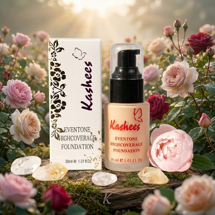 Kashee? Eventone High Coverage Foundation 30ml Long Lasting Smooth Finish Makeup
