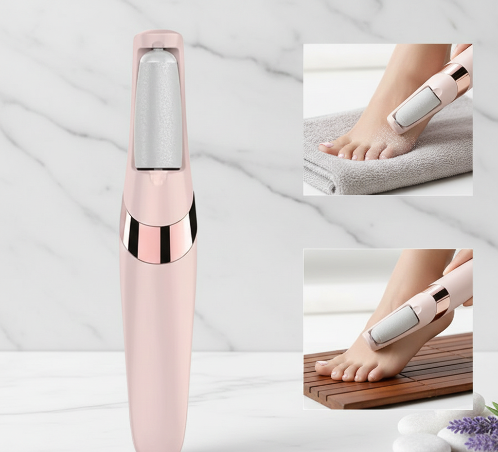 Rechargeable Electric Pedi Foot Filer �Powerful Callus Remover for Cracked Heels & Dead Skin | Smooth, Soft & Salon-Quality Feet at Home